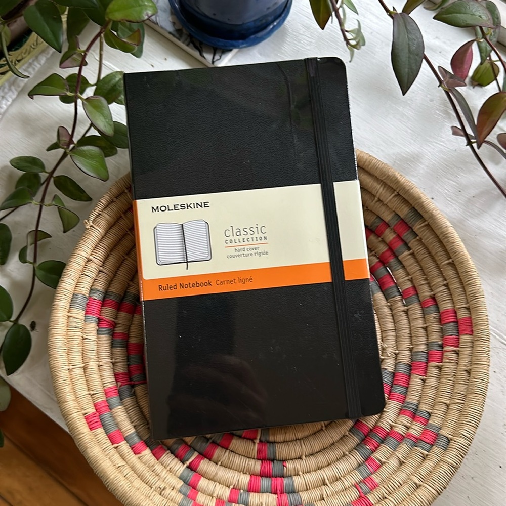 Brand New Moleskine Classic Collection Hard Cover Ruled Notebook 5 x 8.25”